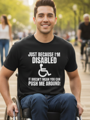 JUST BECAUSE IM DISABLED
