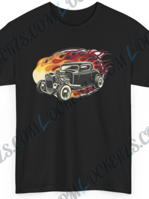 Roar & Ride: Vintage Hot Rod Logo T-Shirt
